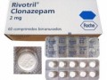 Rivotril Clonazepam 2mg by Roche x 30 Strips