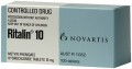 Ritalin 10mg by Novartis x 510 Tablets 34 Strips