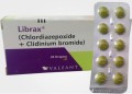 Librax (Chlordiaepoxide + Clidinium Bromide ) 5/2.5mg x 30 Tabs by Valeant Pharma
